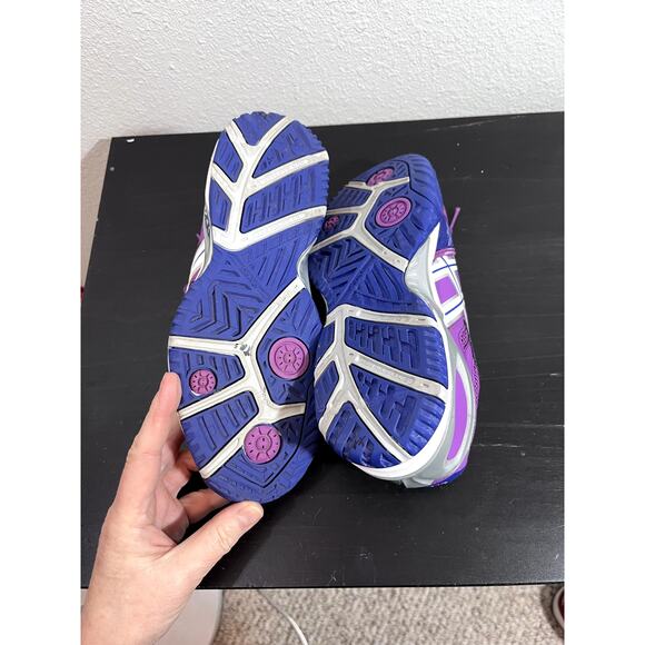 ASICS GEL - Resolution 5 Purple White Women's Tennis Shoes Size 6 E350Y - Picture 6 of 11